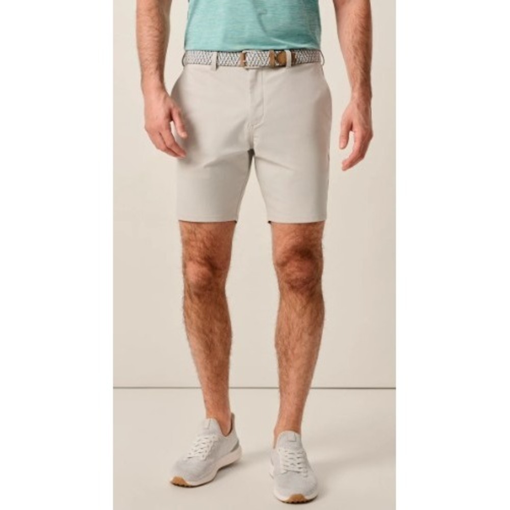 johnnie-O Jupiters Shorts Mens 36 Gray Seal Performance Stretch Golf JMSH2280